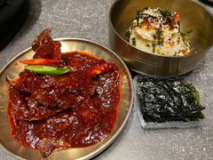 -草家酱蟹炭火烤肉店(珲春南路二店)