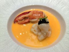 小龙虾浓汤浓汁-庐灶江南·江南菜·四合院Bistro(东直门雍和宫·原华侨宾馆店)