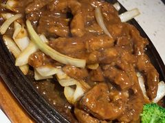 铁板黑椒牛柳-千日贺茶餐厅(高新万达店)