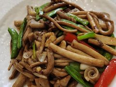 烧汁蜜豆茶树菇鹅肠-食为先(广园店)