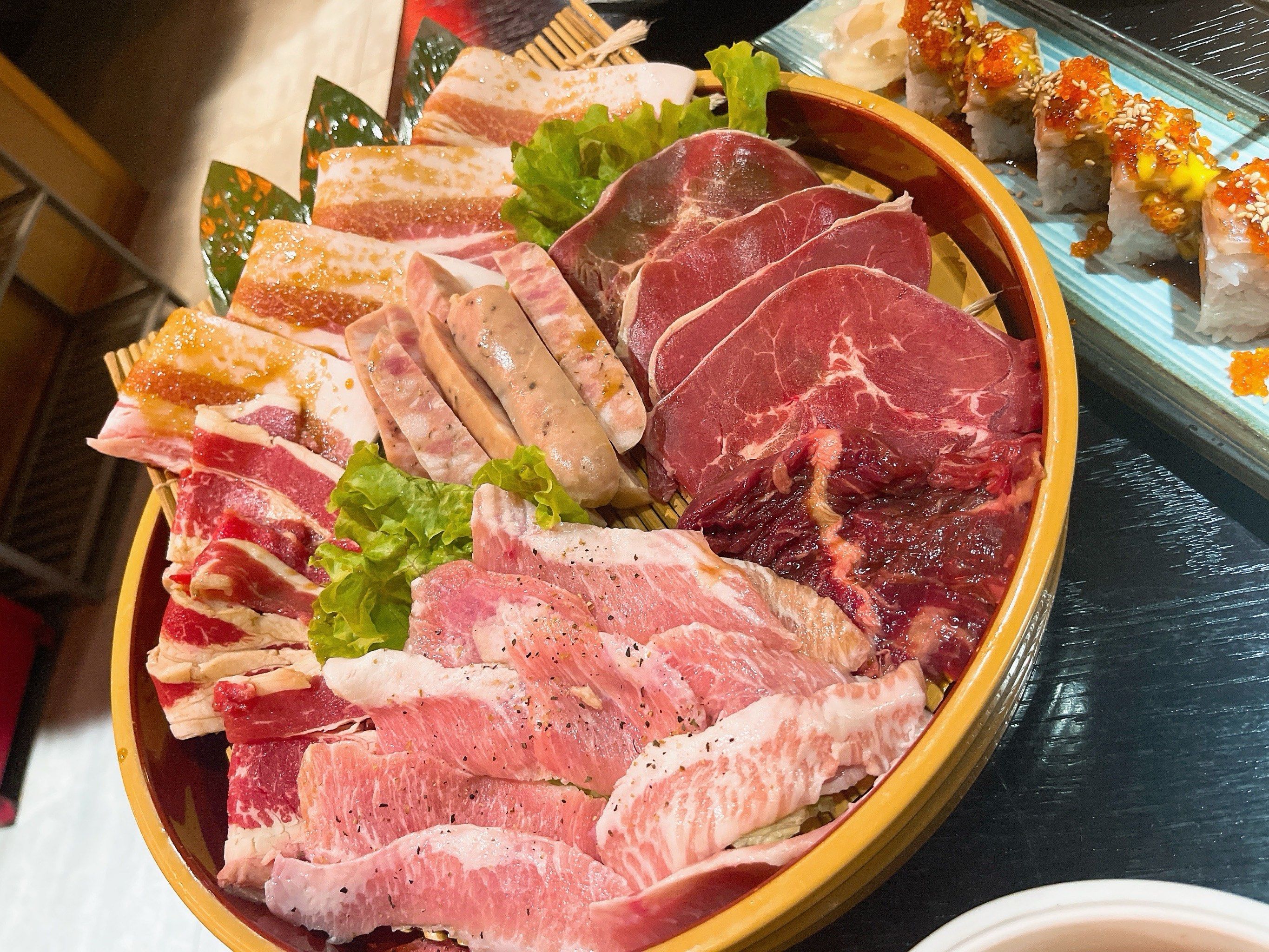 烤肉寿司大集合～[点赞]