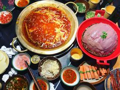招牌生扣鲜鸭肠-王婆乔鲜鱼自助火锅(蜀汉路店)