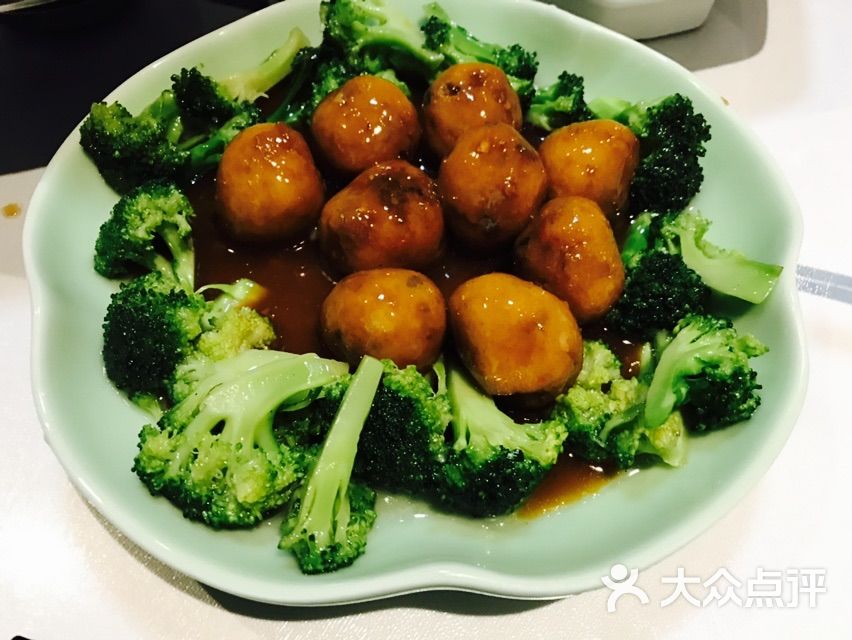 然一素食餐厅 咖啡馆(万达广场松江店)红烧素丸子图片 - 第269张