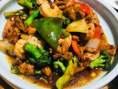 时蔬爆三鲜-去茶去餐厅(中央大街店)