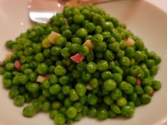 清炒火腿小甜豆-玫瑰厅上海菜(兴国路店)