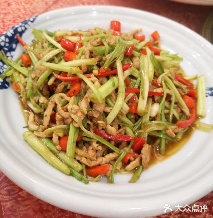 茶博府公馆餐厅小炒水芹菜图片