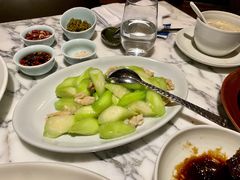 鲜核桃炒高山丝瓜-湖滨28中餐厅·西湖宴·杭州君悦酒店