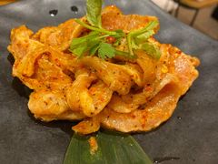 香辣猪颈肉-新石器烤肉(南站店)