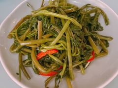 河内甜虾酱炒通菜-CHINCHIN 青青·泰国料理(万象食家店)