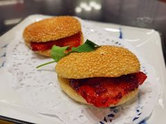 光饼夹糟肉-旺达小吃•三十年福州菜(正大广场店)