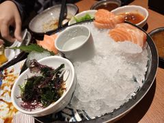厚切深海三文鱼刺身-万岁寿司(天河领展店)