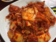辣白菜炒五花肉-屋里家延边朝鲜族冷面(南园店)