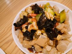 三鲜焖子-方城小吃店