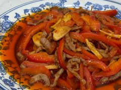 甜椒肉丝-胡世羊肉汤(南街店)