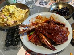 -草家酱蟹炭火烤肉店(珲春南路一店)