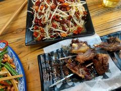-长青菠菜面·烧烤