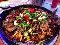 铁板鮰鱼（中辣）-老板恋上鱼(恒隆广场店)