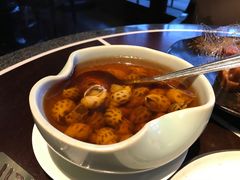 古越陈酿煮花螺-杭州西子湖四季酒店·金沙厅