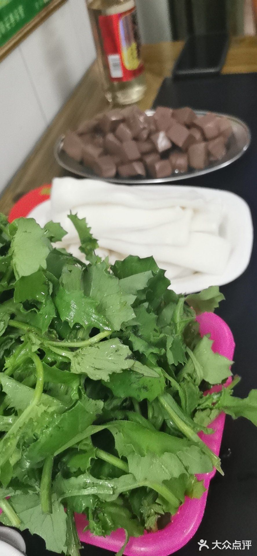 再下羊血和羊杂，来过的朋友都给好评