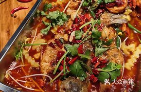 Sizzling Shrimp and Sea Bass