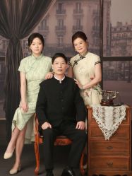 -时光纪亲子全家福照相馆(静安店母女写真父母纪念照)