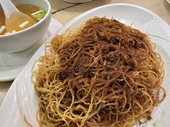 头抽虾籽捞面-盛记粥面(佐敦店)