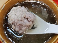 鱿鱼肉饼汤-万方圆拌粉瓦罐汤(恒茂华城店)