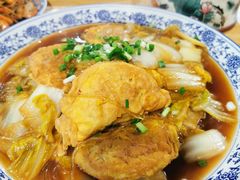 黄芽菜粉丝烧蛋饺-下塘街25号农家菜馆(新场店)