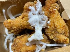 炸鸡翅一半一半-富乐满韩国正宗炸鸡韩国料理(虹泉路店)