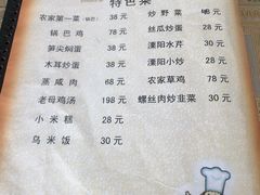 菜单-天乐农家鱼头王(天目湖店)