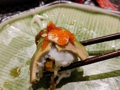 牛油果三文鱼皮卷-松临·铁板烧&Omakase(神农店)