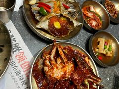 -草家酱蟹炭火烤肉店(珲春南路二店)