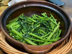 啫啫虾酱空心菜-熠盛粤味·顺德桑拿鸡(永康路店)