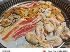 -九寸花汀海鲜烤肉自助(中东迪克店)