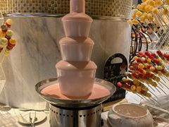 巧克力喷泉-杭州钱江新城万怡酒店-西餐厅