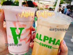 桂花拿铁-ALPHA COFFEE阿尔法咖啡(虹泉路店)
