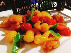 -东来菜馆•手抓海鲜家常菜•海鲜锅贴(鸽子窝店)