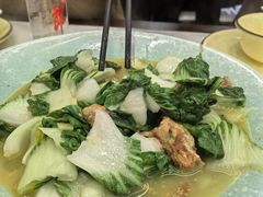 青菜烧油渣-王家大院·南京菜(湛江路总店)