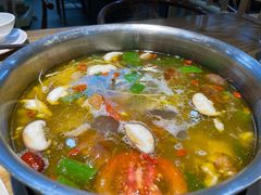 酸萝卜鸭架汤-守柴炉烤鸭(乐山万达店)