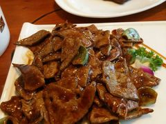 腊八蒜熘肝尖-院落创意菜