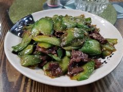 凉瓜炒牛肉-禄源公·老莞诚饭店