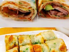 葱饼卷牛肉-台北楚楚园馅饼粥(虹桥南丰城店)