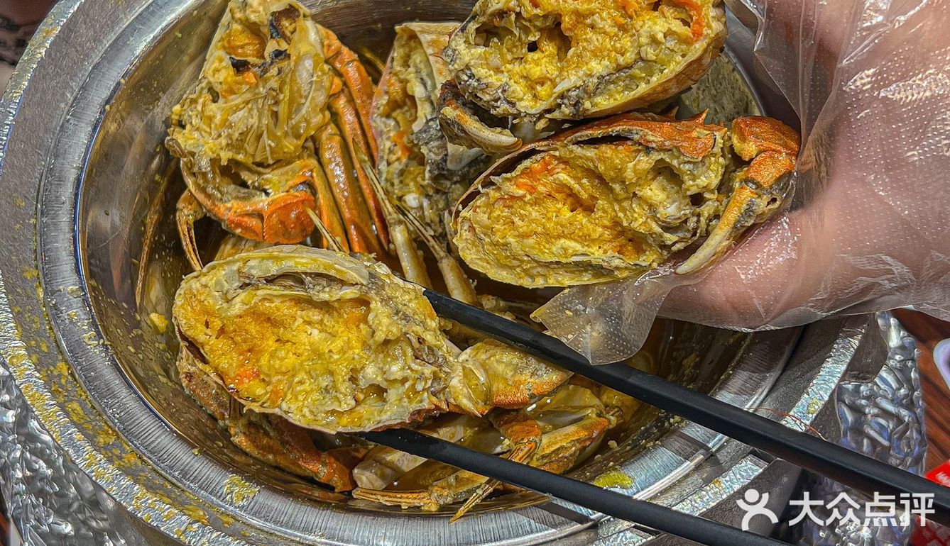 东莞的！奶油大闸蟹吼吼次啊！！[流泪]（超大声）