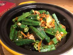砂锅酱汁秋葵-闽上鲜·福建菜(龙湖滨江天街店)