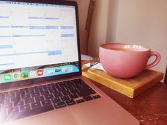 比脸还大的大碗拿铁-雕刻时光咖啡馆(南院门店)