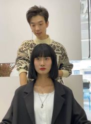 -I+造型烫发染发