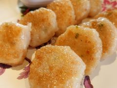 香煎山药虾饼-川旺角川粤融合菜•海景餐厅(星海广场店)