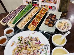 -胡须哥网红竹筒菜