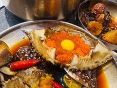 -草家酱蟹炭火烤肉店(珲春南路一店)