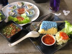 -蝶豆花蓝面条